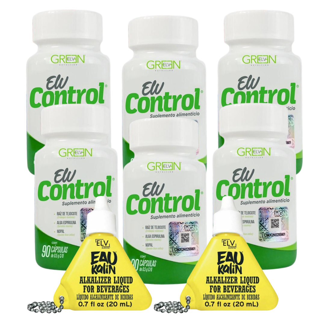 Paquete Navideño ELV Green Control + Eau Kalin