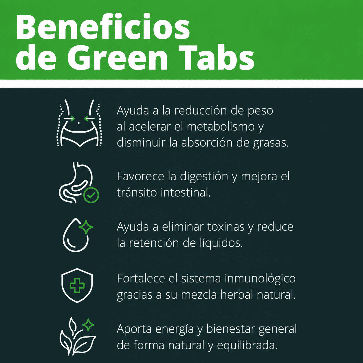 Green ELV Tabs